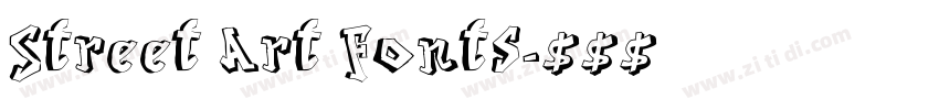 Street Art Fonts字体转换